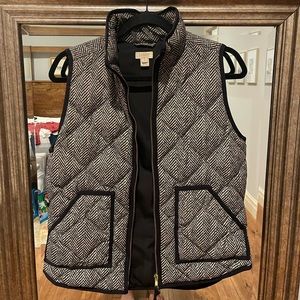 JCrew Factory Quilted Herringbone Puffer Vest